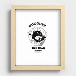 Goodbye Old Days Recessed Framed Print