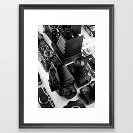 Vintage Camera Collection II Framed Art Print