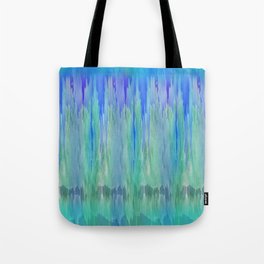 Shadows and Reflections in Shades of Blue and Green Tote Bag