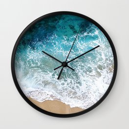 Ocean Waves I Wall Clock