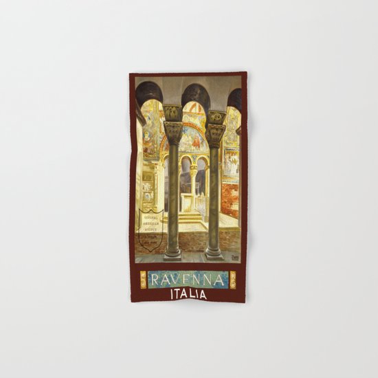 Vintage Ravenna Italy Travel Hand & Bath Towel