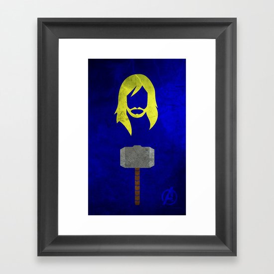 Thor: Avengers Movie Variant Framed Art Print