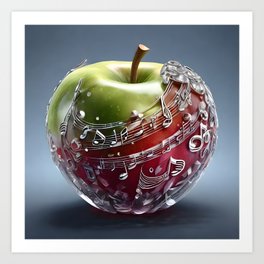 who likes apples -02- Art Print