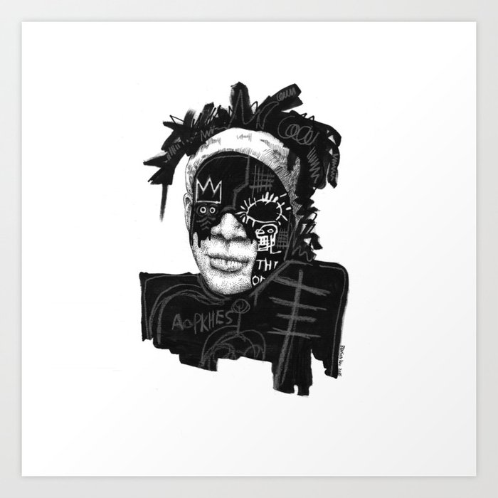Jean-Michel Basquiat Art Print by Benson Koo Society6.