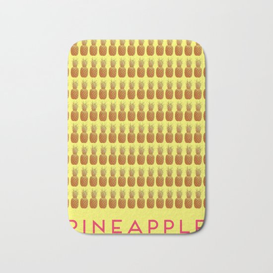 Pineapple #2 Bath Mat