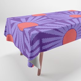 Purple Suns Tablecloth