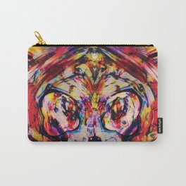 Hissy Fit Carry-All Pouch | Pattern, Watercolor, Psychedelic, Traditional, Mixedmedia, Digital, Trippy, Hotcolours, Abstract, Colourful 