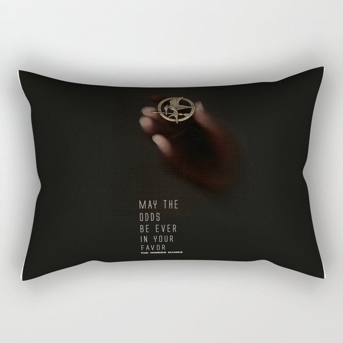 May the odds be ever in your favor Rectangular Pillow
