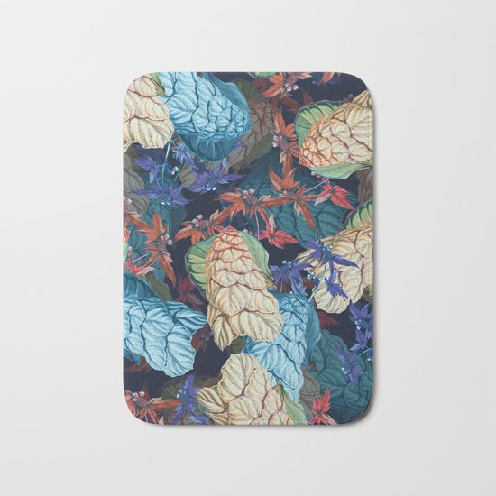 FLORAL PATTERN IX Bath Mat