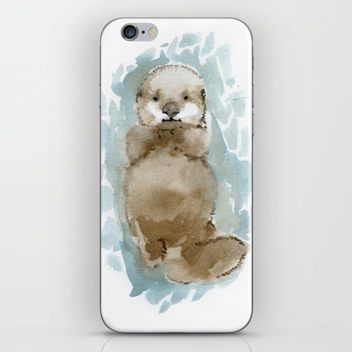 Sea otter pup iPhone Skin