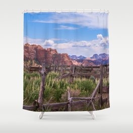 Spring Flowers - NW Zion National Park, Utah Shower Curtain