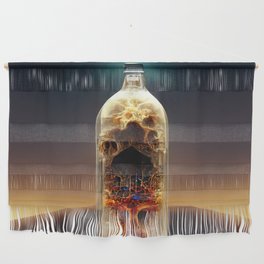 Abstract in a bottle Wall Hanging