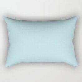 Light Pastel Powder Blue Solid Color Pairs To Sherwin Williams Minor Blue SW 6792 Rectangular Pillow