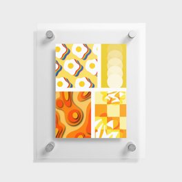 Assemble patchwork composition 20 Floating Acrylic Print