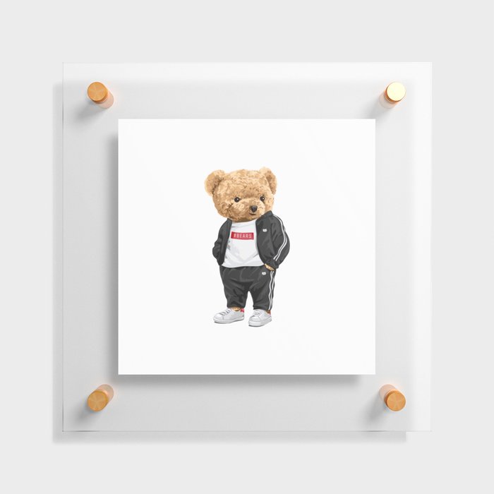 Cool Bear Floating Acrylic Print