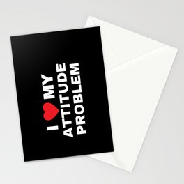 Attitude Problem (side) Stationery Cards