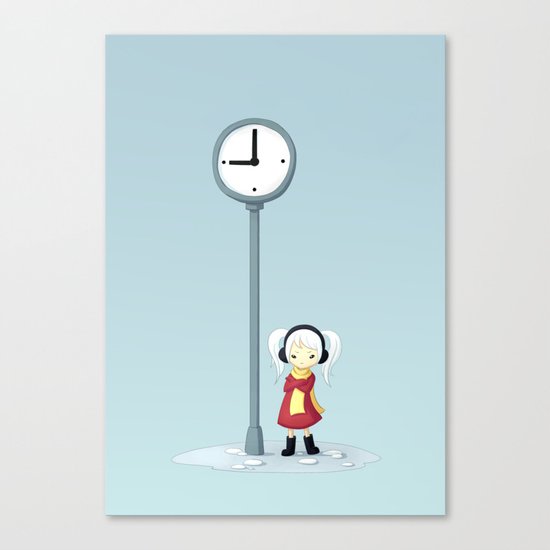 Always Late Canvas Print