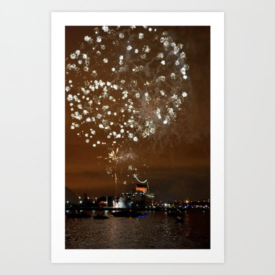 Fireworks 2 Art Print