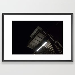 Midnight Stairwell Framed Art Print