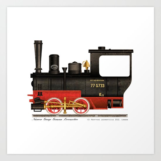 Locomotive Art Print