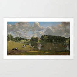 John Constable - Wivenhoe Park Art Print | Painting, Wivenhoepark, Johnconstable, Oil, Landscapeart, Oiloncanvas 