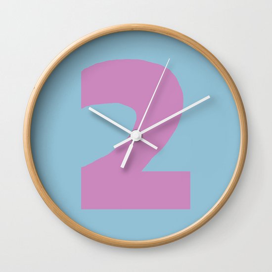 Number 2 Wall Clock