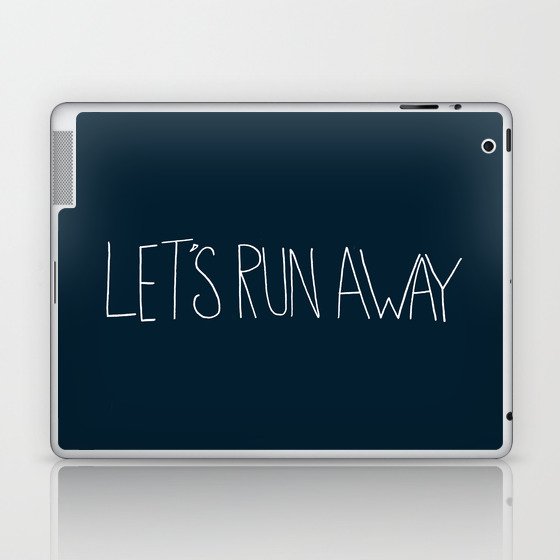 Let's Run Away: Cannon Beach, Oregon Laptop & iPad Skin
