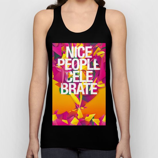 Nice People Celebrate Unisex Tank Top