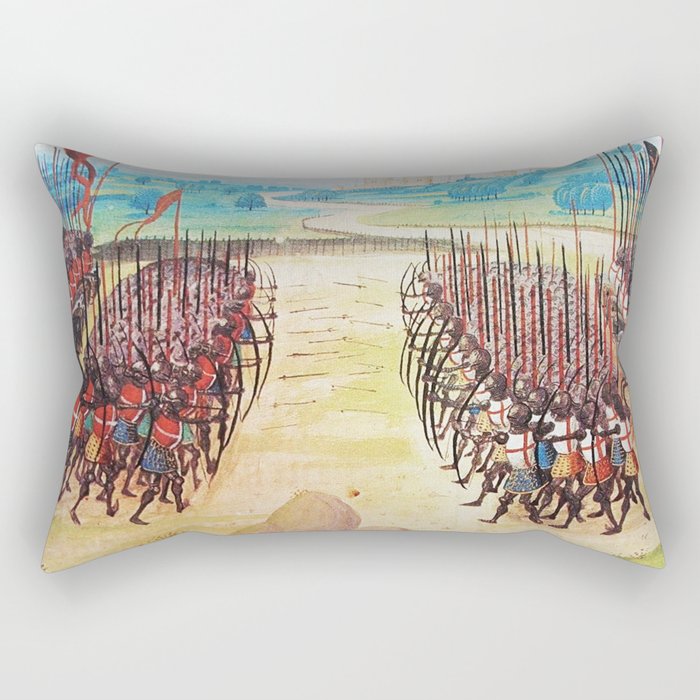 The Battle of Agincourt  Rectangular Pillow