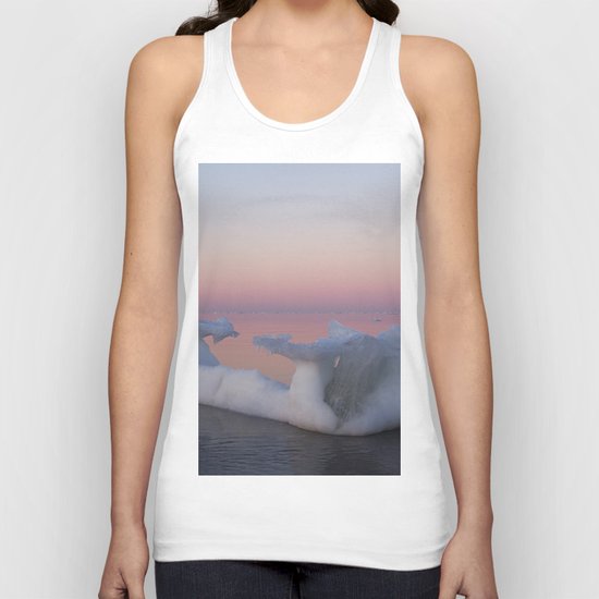 Viking Iceberg Ship Unisex Tank Top