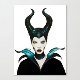 Maleficent (Angelina Jolie) Canvas Print