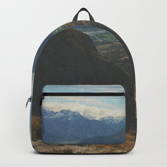 on top of mountain and beneath the stars Backpack