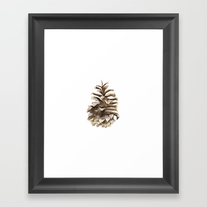 Pine cone. Framed Art Print
