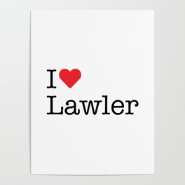 I Heart Lawler, IA Poster