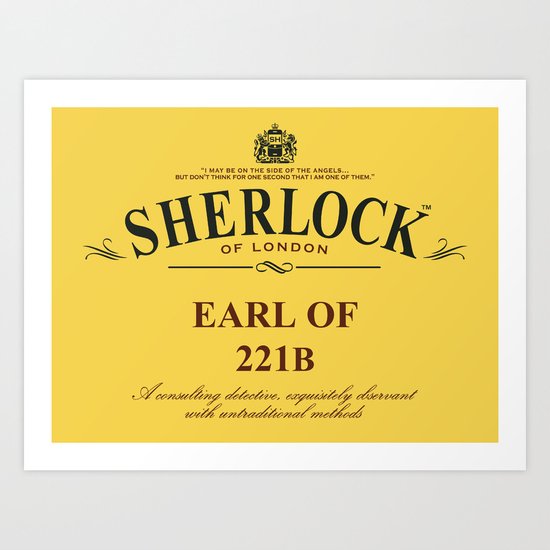 Earl of 221B Art Print