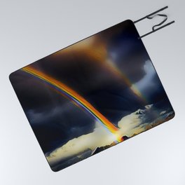 Blinded By Rainbows - Graphic 1 Picnic Blanket