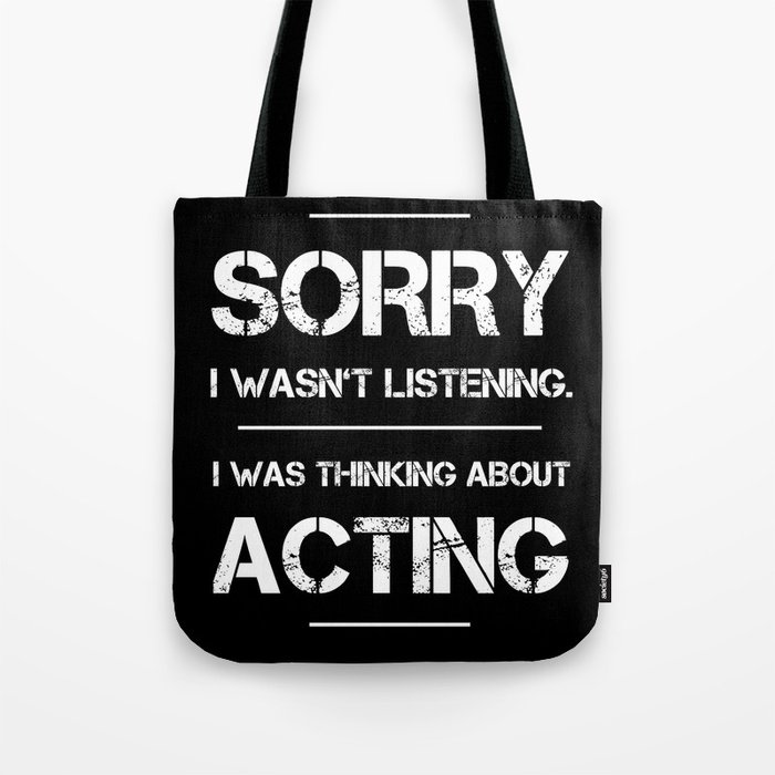 Theatre Acting Theater Broadway Musical Tote Bag