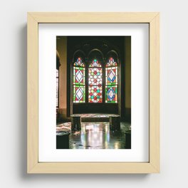 Stained Glass Recessed Framed Print