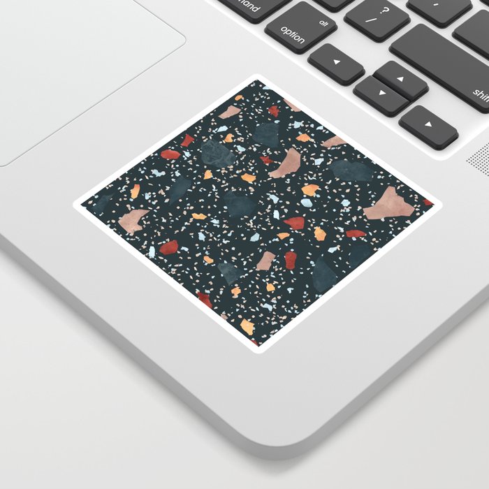 Dark Terrazzo Sticker