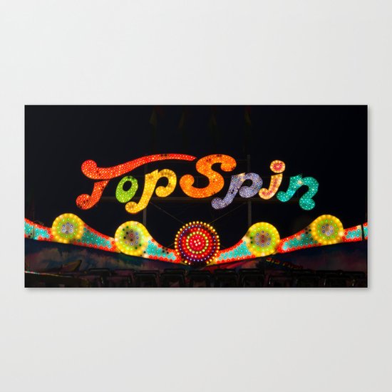Top Spin Canvas Print