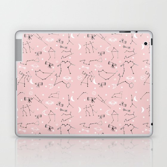 Astrology Pattern Pink #homedecor Laptop & iPad Skin
