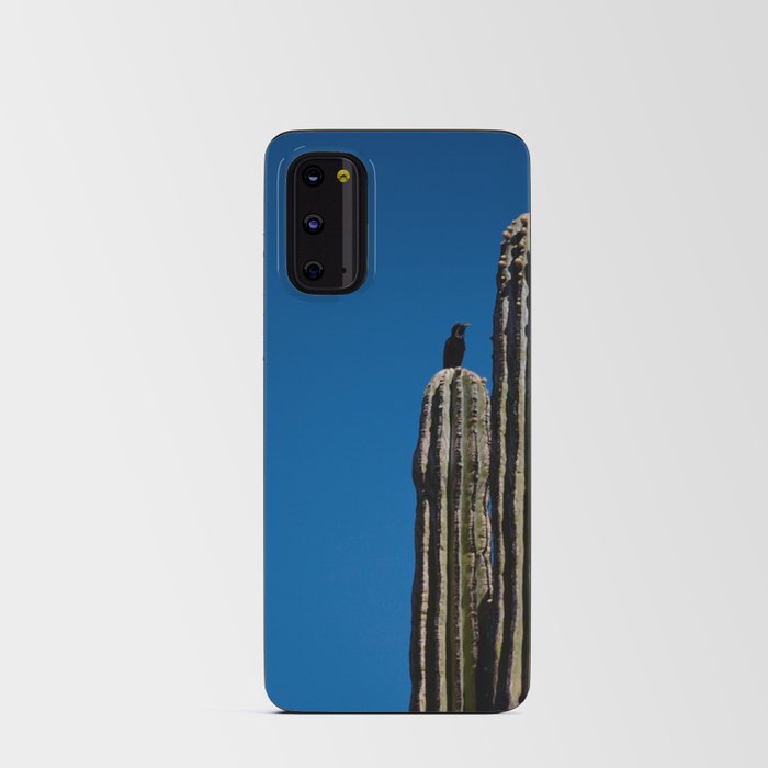 Waiting for the Black Bird Saguaro  Android Card Case