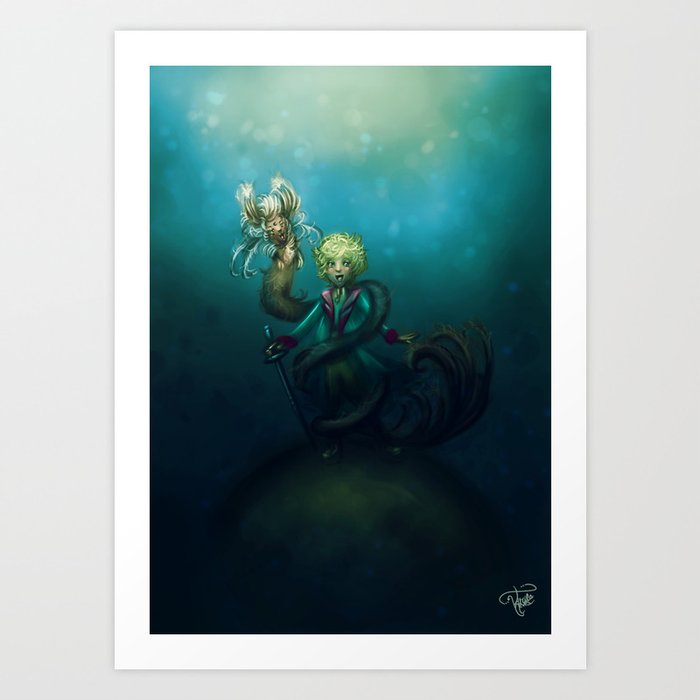 Le Petit Prince Art : Le Petit Prince Vector Art Print By Sydniart