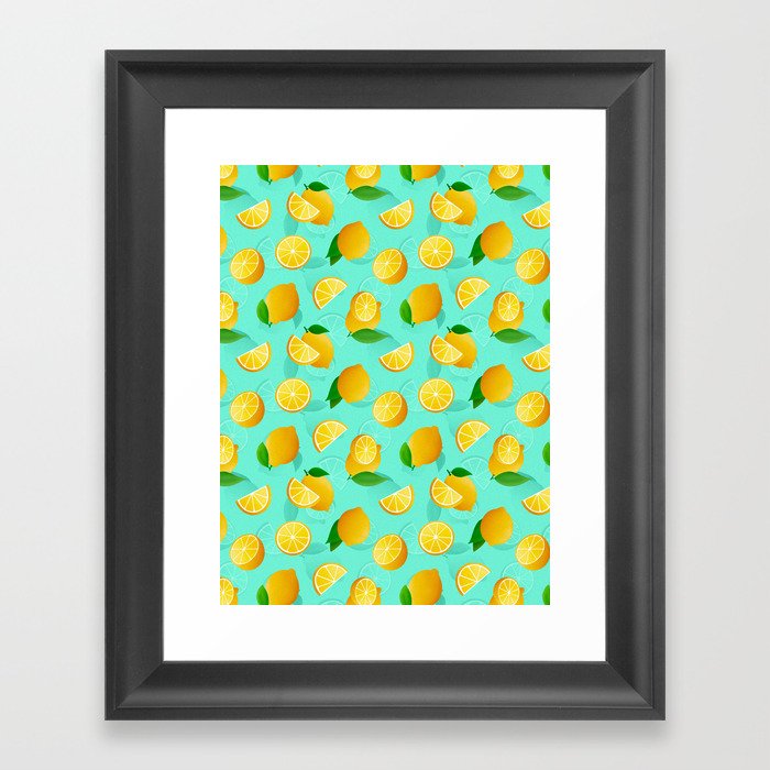When Life Gives You Lemons... Framed Art Print