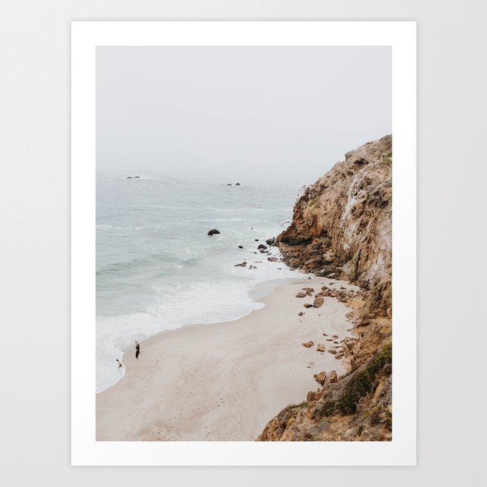 malibu coast / california Art Print