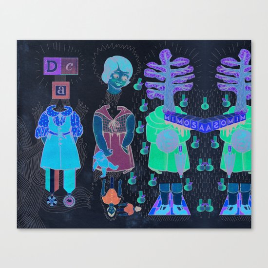 Silly Girls Canvas Print