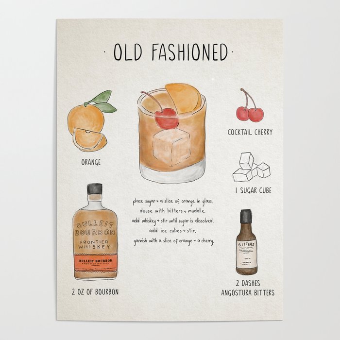 Old Fashioned Poster