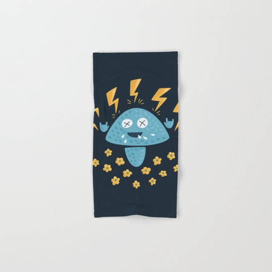 Heavy Metal Mushroom Hand & Bath Towel