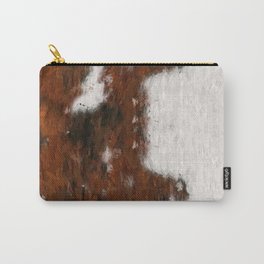 Southwestern Cowhide Print Carry-All Pouch
