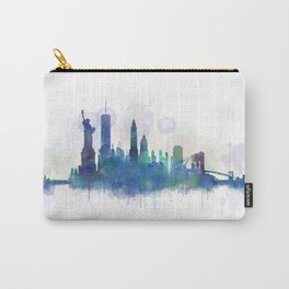 NY New York City Skyline Carry-All Pouch
